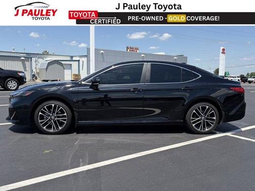Midnight Black Metallic 2025 Toyota Camry XLE