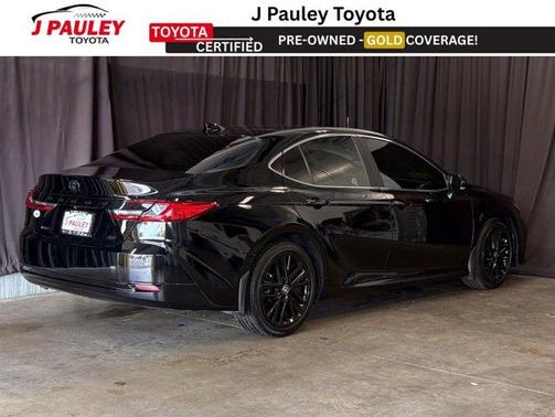 Midnight Black Metallic 2025 Toyota Camry XLE