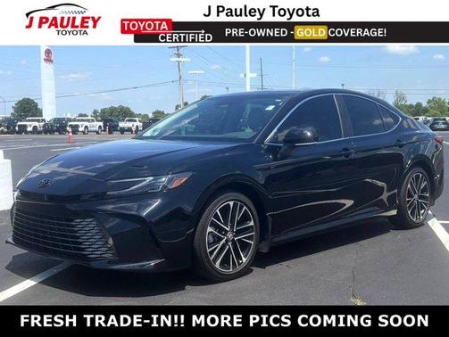 Midnight Black Metallic 2025 Toyota Camry XLE