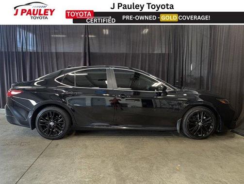 Midnight Black Metallic 2025 Toyota Camry XLE