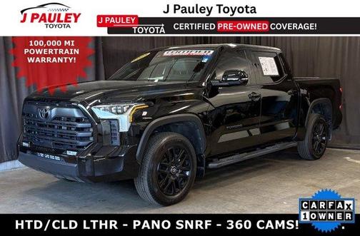 Midnight Black Metallic 2025 Toyota Tundra Limited