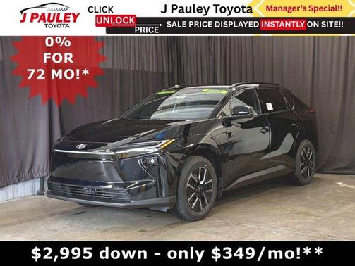 Midnight Black Metallic 2026 Toyota bZ XLE PLUS