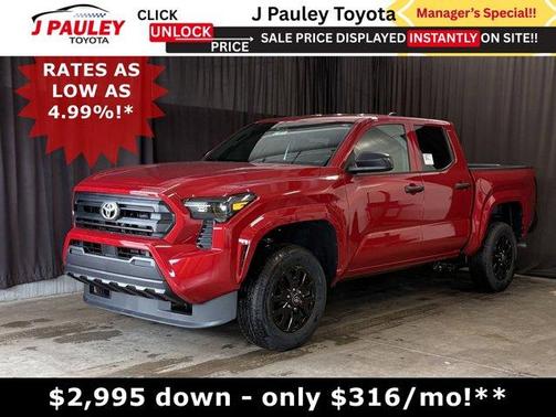 Red 2026 Toyota Tacoma SR