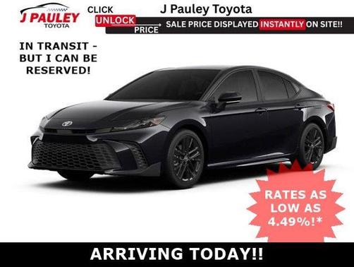 Midnight Black Metallic 2026 Toyota Camry SE