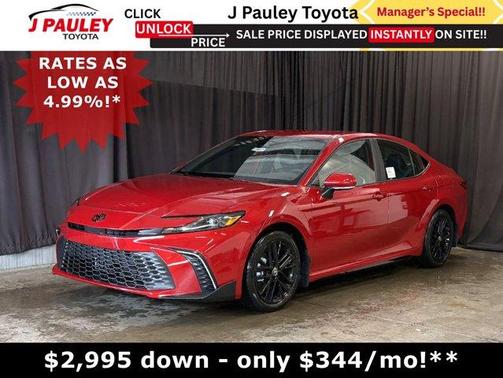 Red 2026 Toyota Camry SE