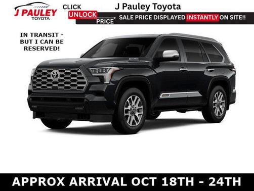Midnight Black Metallic 2026 Toyota Sequoia 1794 Edition