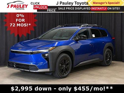 Blue 2026 Toyota bZ Woodland