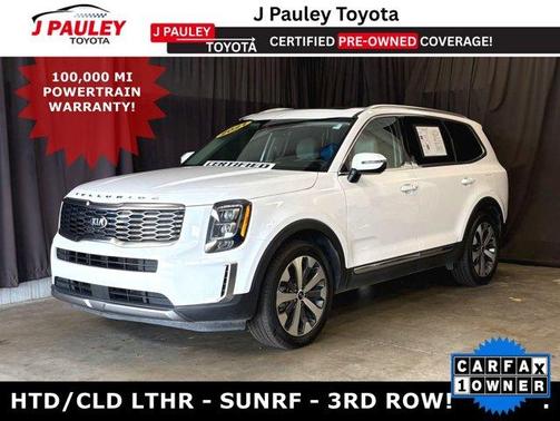 Glacial White Pearl 2021 Kia Telluride EX