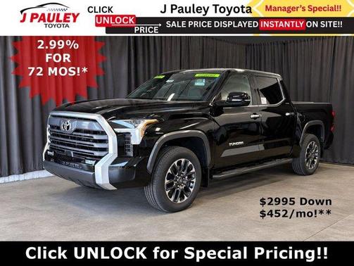 Midnight Black Metallic 2026 Toyota Tundra Limited