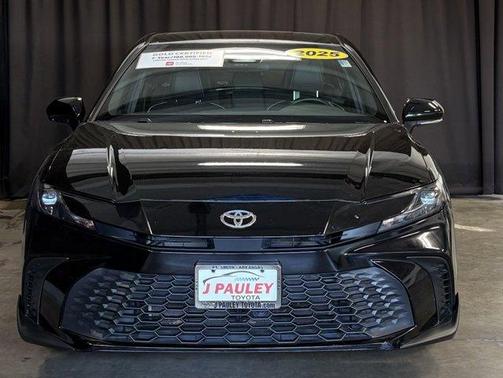 Midnight Black Metallic 2025 Toyota Camry SE