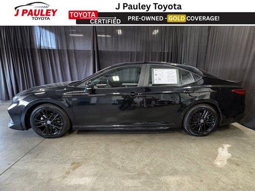 Midnight Black Metallic 2025 Toyota Camry SE