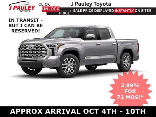 Celestial Silver Metallic 2026 Toyota Tundra 1794 Edition