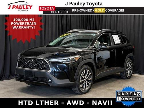 Jet Black 2025 Toyota Corolla Cross XLE