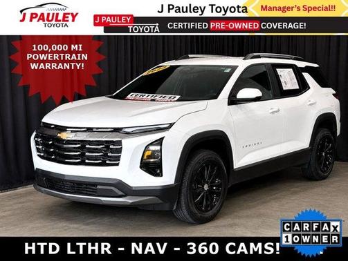 Summit White 2025 Chevrolet Equinox LT