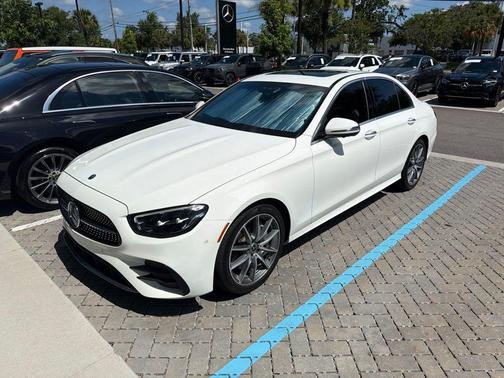 White 2021 Mercedes-Benz E-Class E 350