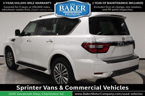 Aspen White Tricoat 2021 Nissan Armada SL 2WD