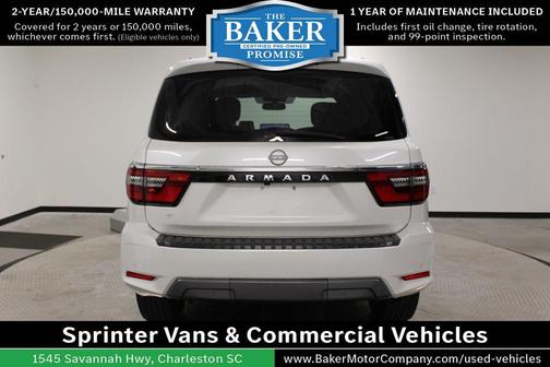 Aspen White Tricoat 2021 Nissan Armada SL 2WD