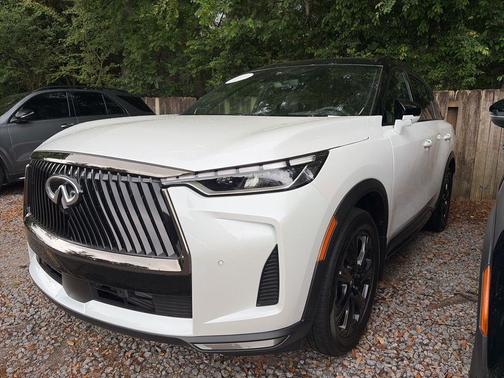 Radiant White/Black Obsidian 2026 INFINITI QX60 AUTOGRAPH