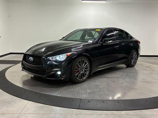 Black Opal Metallic 2024 INFINITI Q50 3.0t RED SPORT 400