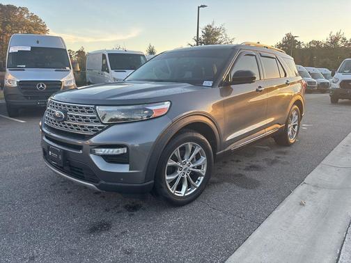 Gray Metallic 2022 Ford Explorer Limited