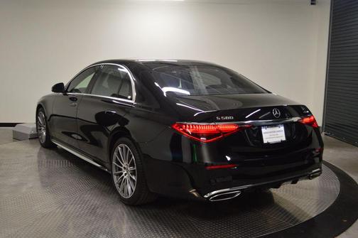 Obsidian Black Metallic 2025 Mercedes-Benz S-Class 4MATIC
