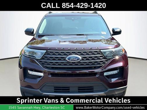 Jewel Red Metallic Tinted Clearcoat 2023 Ford Explorer XLT