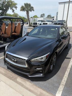 Midnight Black 2020 INFINITI Q50 3.0t RED SPORT 400