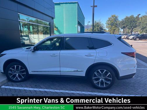 Platinum White Pearl 2022 Acura MDX Technology Package
