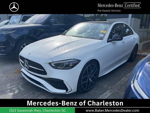 White 2022 Mercedes-Benz C-Class Sedan