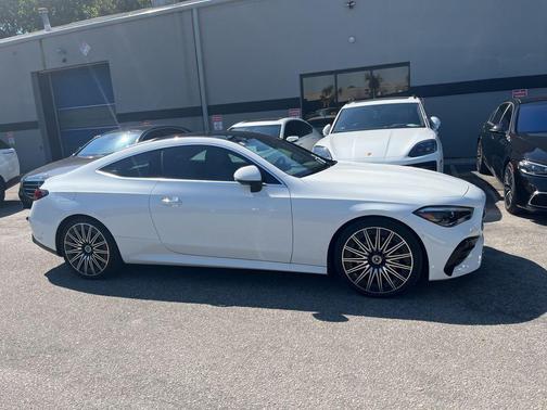 Polar White 2026 Mercedes-Benz CLE 300 4MATIC Coupe