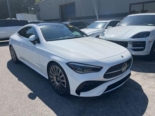 Polar White 2026 Mercedes-Benz CLE 300 4MATIC Coupe