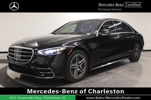 Black 2022 Mercedes-Benz S-Class S 580 4MATIC