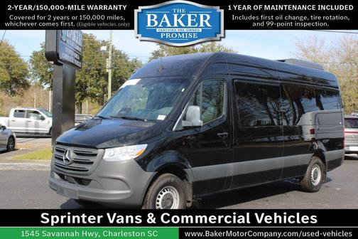 Jet Black 2025 Mercedes-Benz Sprinter 2500 High Roof