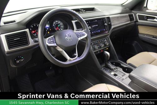 White 2021 Volkswagen Atlas Cross Sport 3.6L V6 SE w/Technology