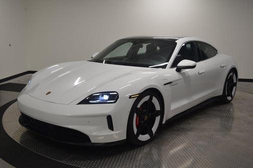 White 2025 Porsche Taycan 4S