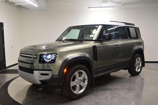 Pangea Green Metallic 2023 Land Rover Defender 110 SE
