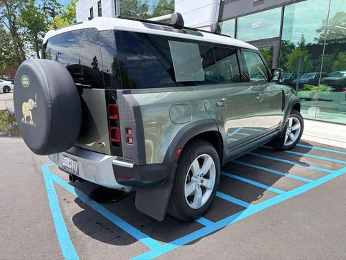 Pangea Green Metallic 2023 Land Rover Defender 110 SE