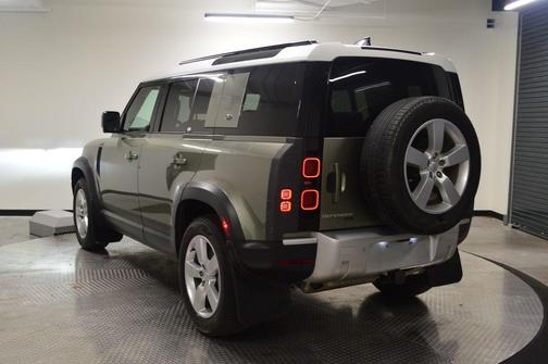 Pangea Green Metallic 2023 Land Rover Defender 110 SE