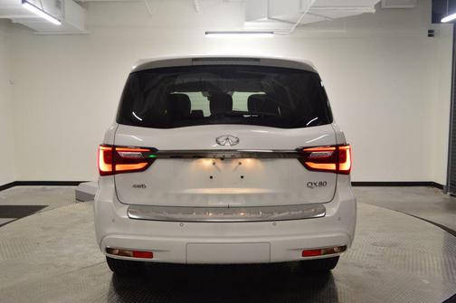 Moonstone White 2021 INFINITI QX80 PREMIUM SELECT AWD