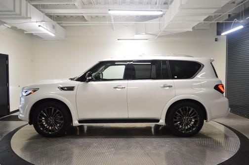 Moonstone White 2021 INFINITI QX80 PREMIUM SELECT AWD