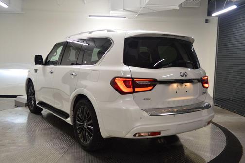 Moonstone White 2021 INFINITI QX80 PREMIUM SELECT AWD