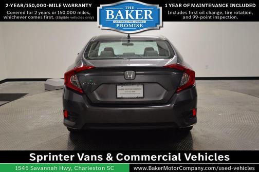 Modern Steel Metallic 2017 Honda Civic EX