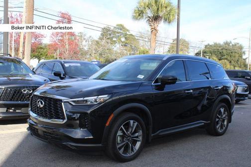 Mineral Black 2025 INFINITI QX60 Luxe