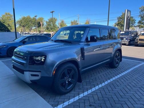 Gray 2024 Land Rover Defender 110 P500 SE