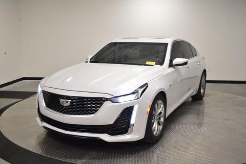 Crystal White Tricoat 2021 Cadillac CT5 Premium Luxury RWD