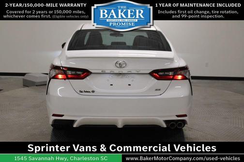 Super White 2021 Toyota Camry SE