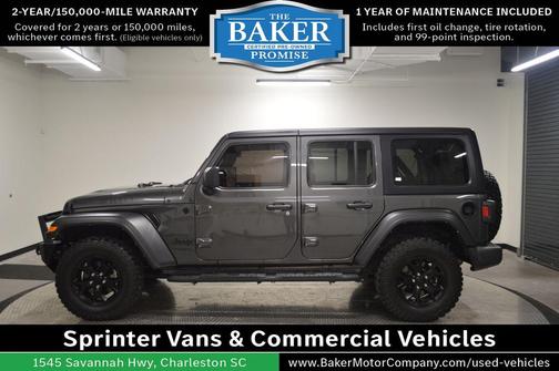 Granite Crystal Metallic Clearcoat 2022 Jeep Wrangler Unlimited Sport