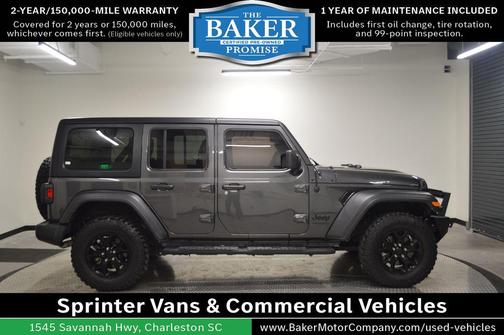 Granite Crystal Metallic Clearcoat 2022 Jeep Wrangler Unlimited Sport