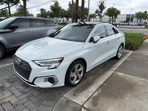 Glacier White Metallic 2023 Audi A3 Premium