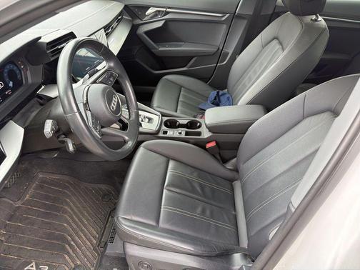 Glacier White Metallic 2023 Audi A3 Premium